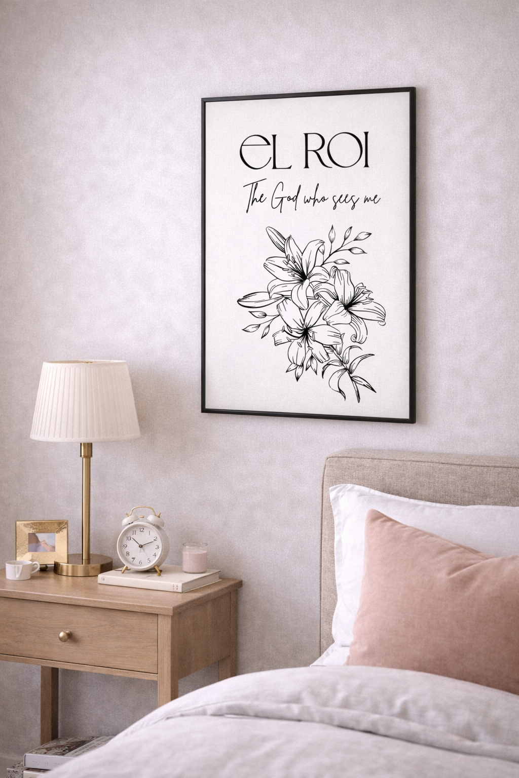 EL ROI – The God Who Sees Me | Faith Wall Art Print